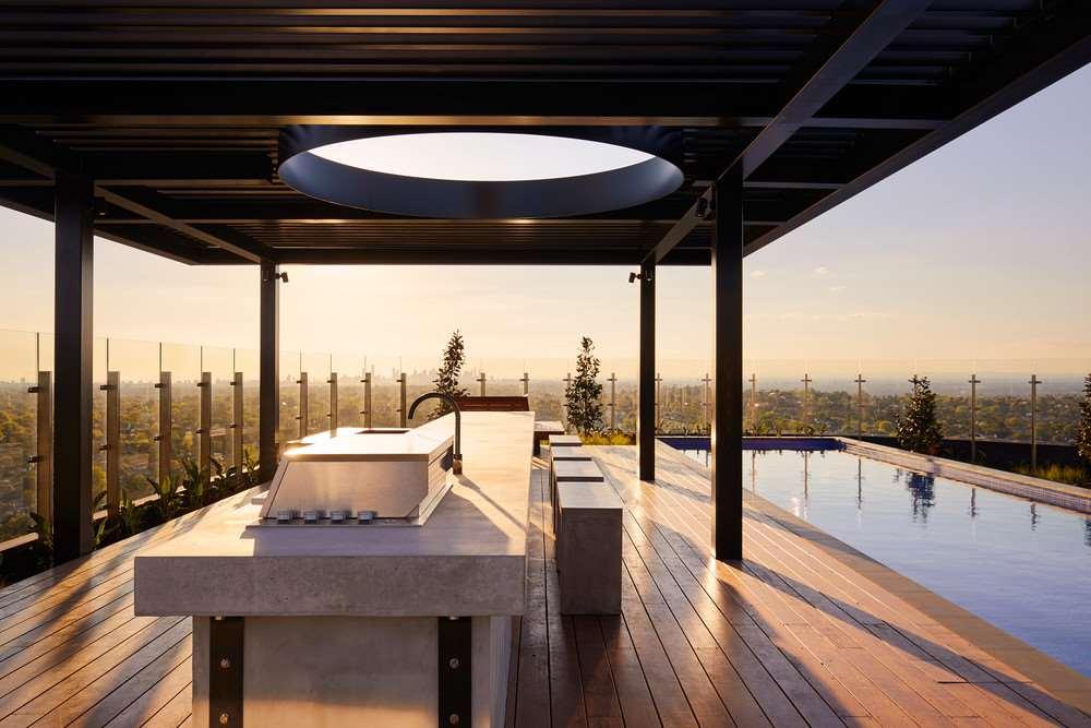 Art Series - The Chen Box Hill Fasiliteter bilde Skyline Residences rooftop pool